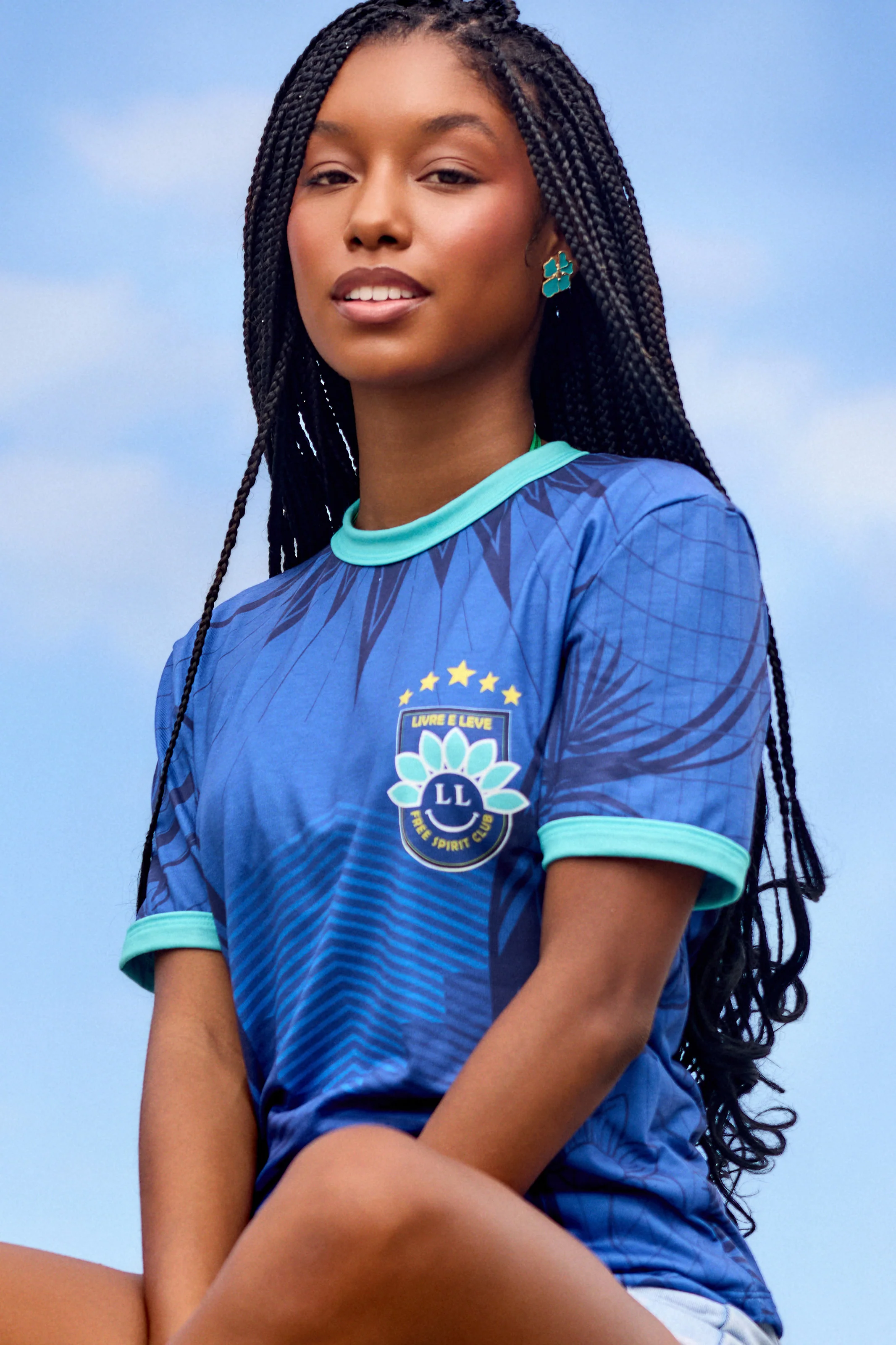 T-Shirt Brasilidade Azul - Image 6