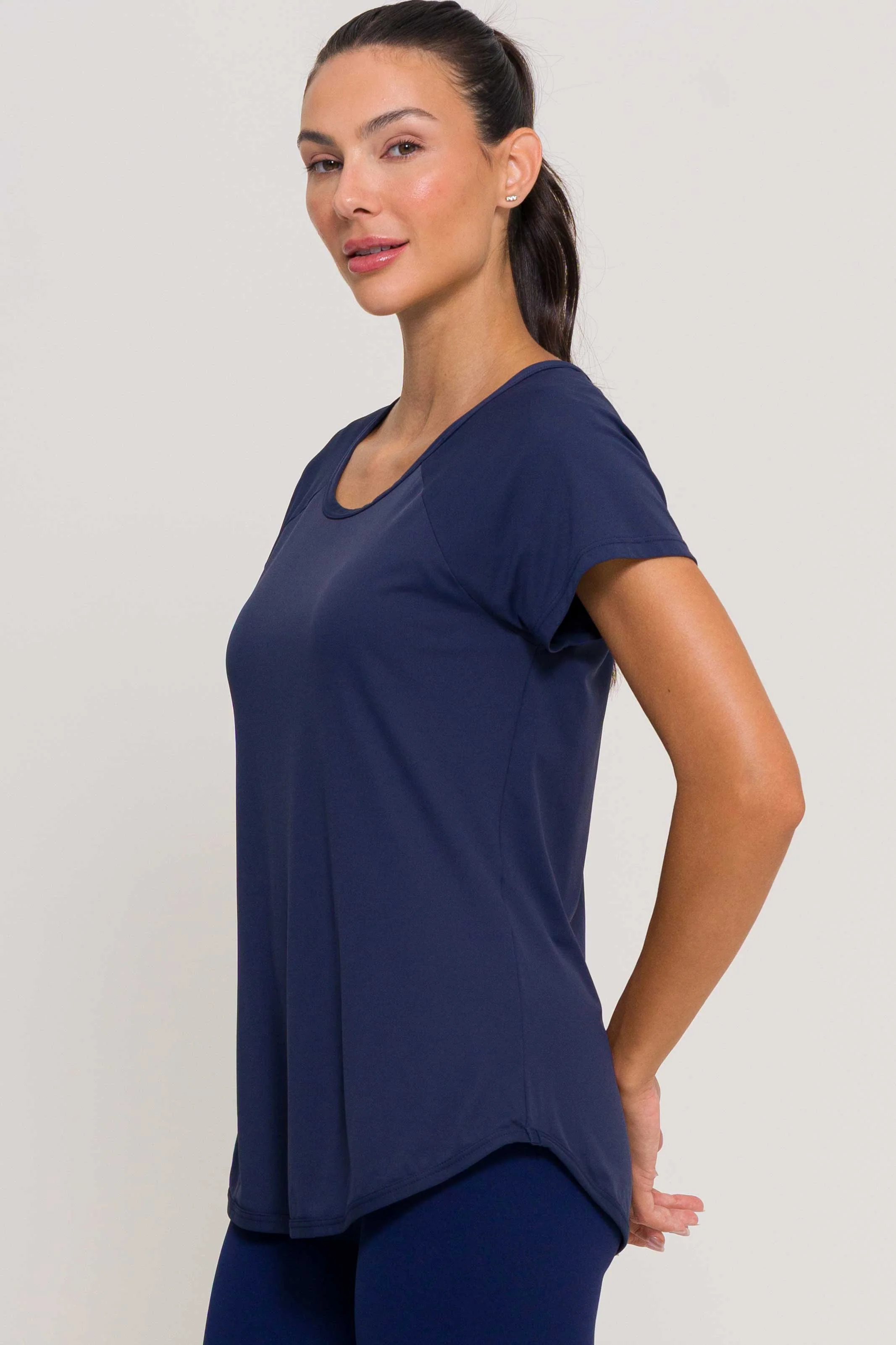 Blusa Run de Poliamida Marinho - Image 4