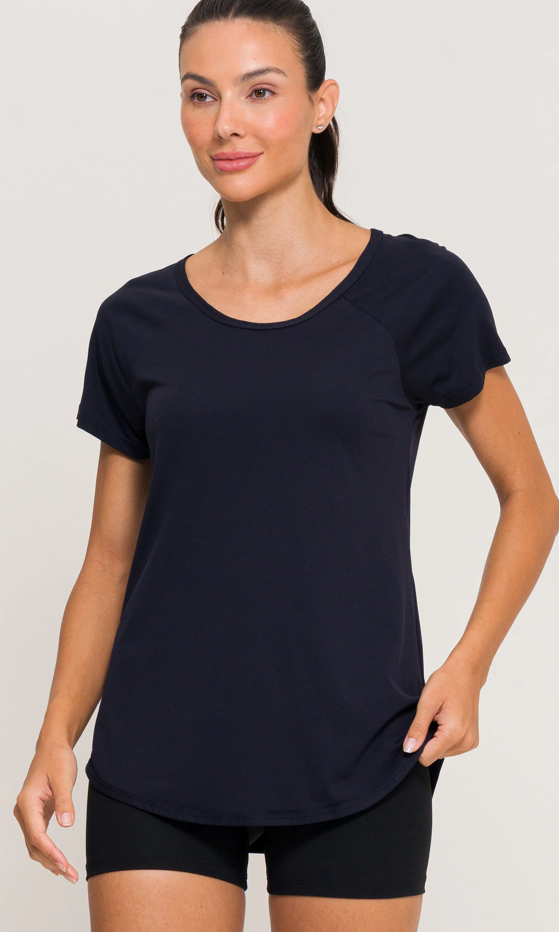 Blusa Run de Poliamida Preta - Image 5