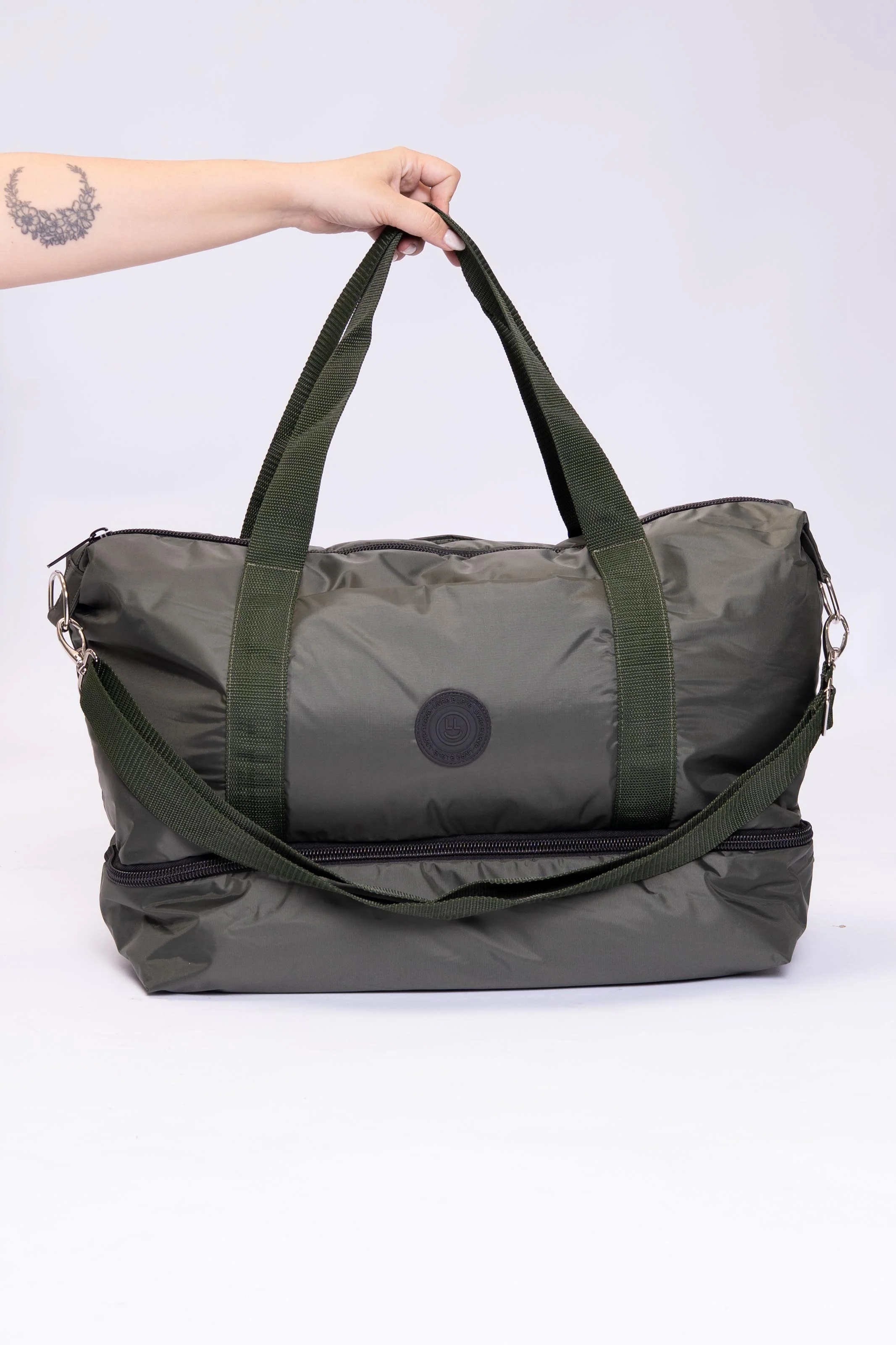 Bolsa de Viagem com Divisão Verde - Image 5