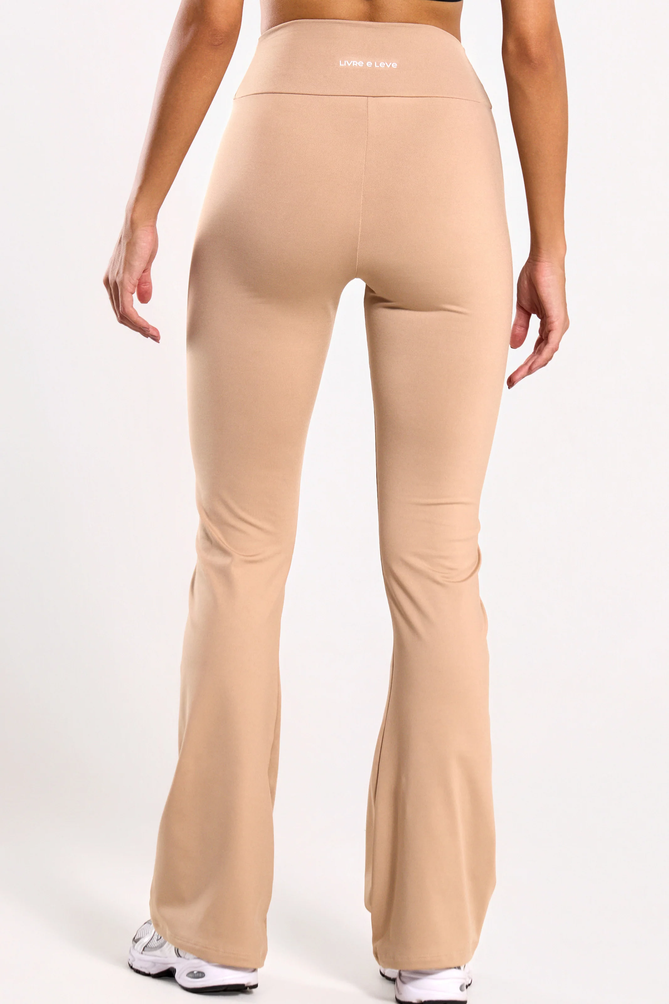 Calça Flare Térmica Bege - Image 3