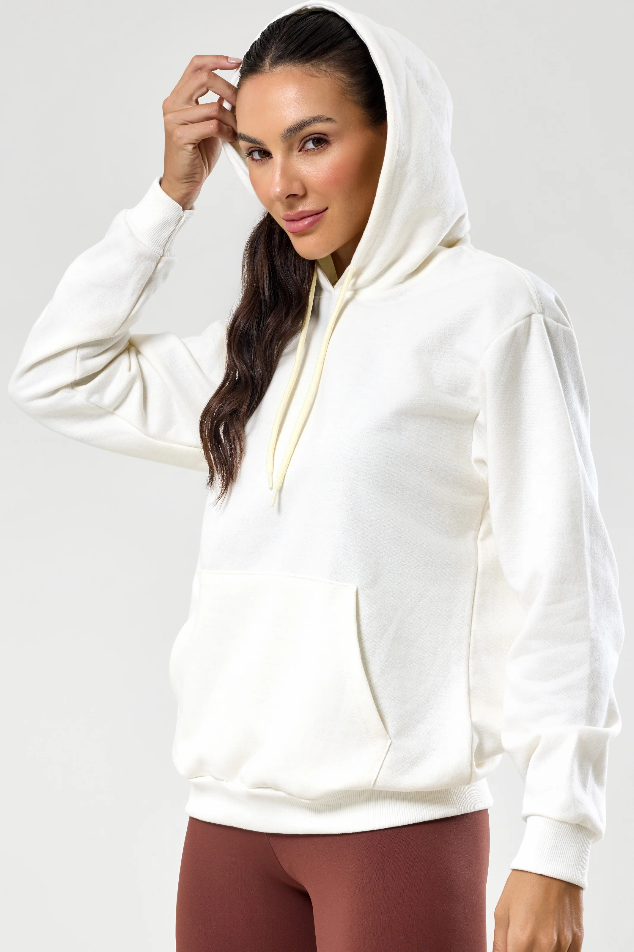 Casaco de Moletom com Capuz Off White - Image 3