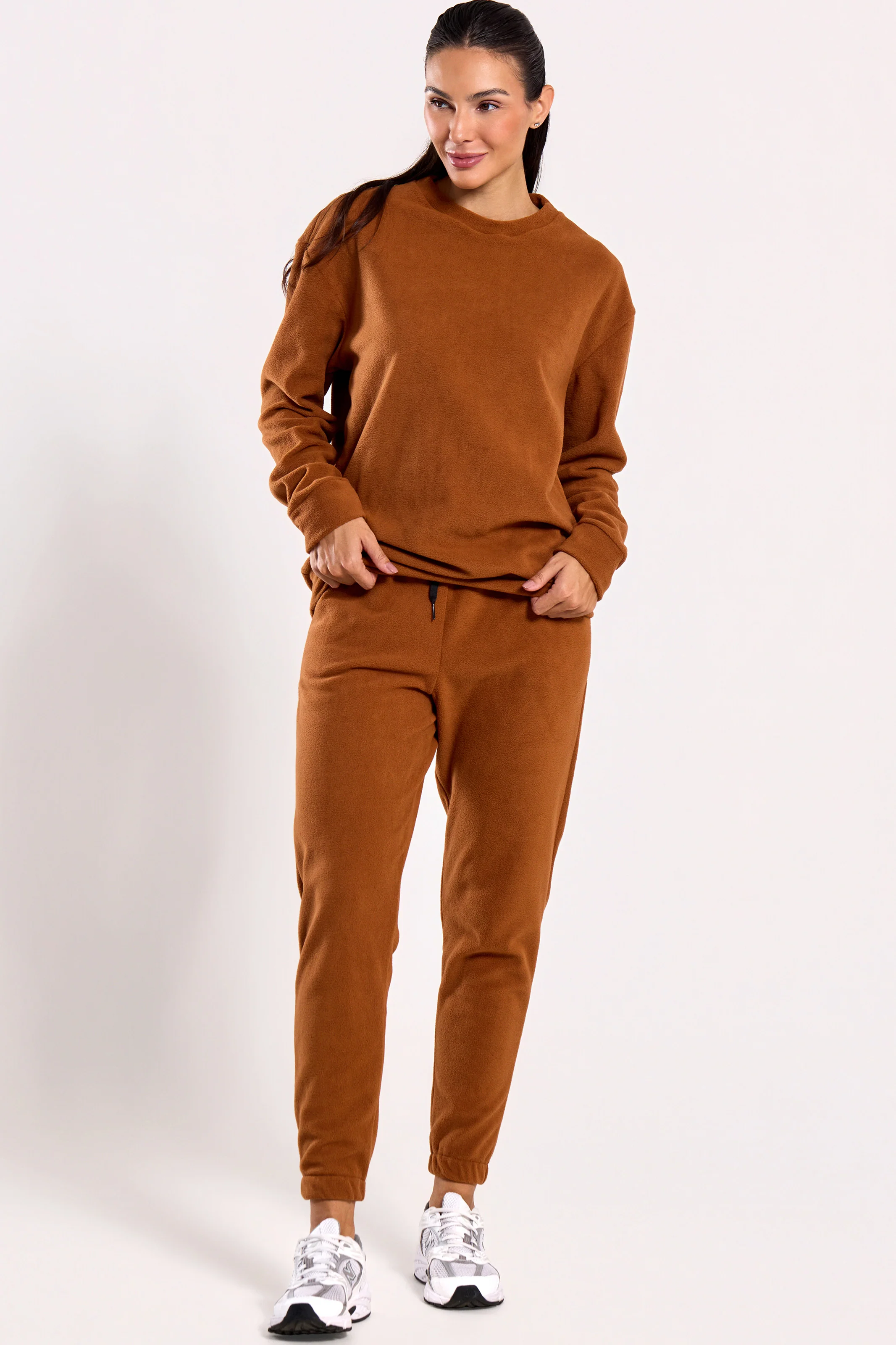 Conjunto Térmico de Fleece Marrom - Image 3