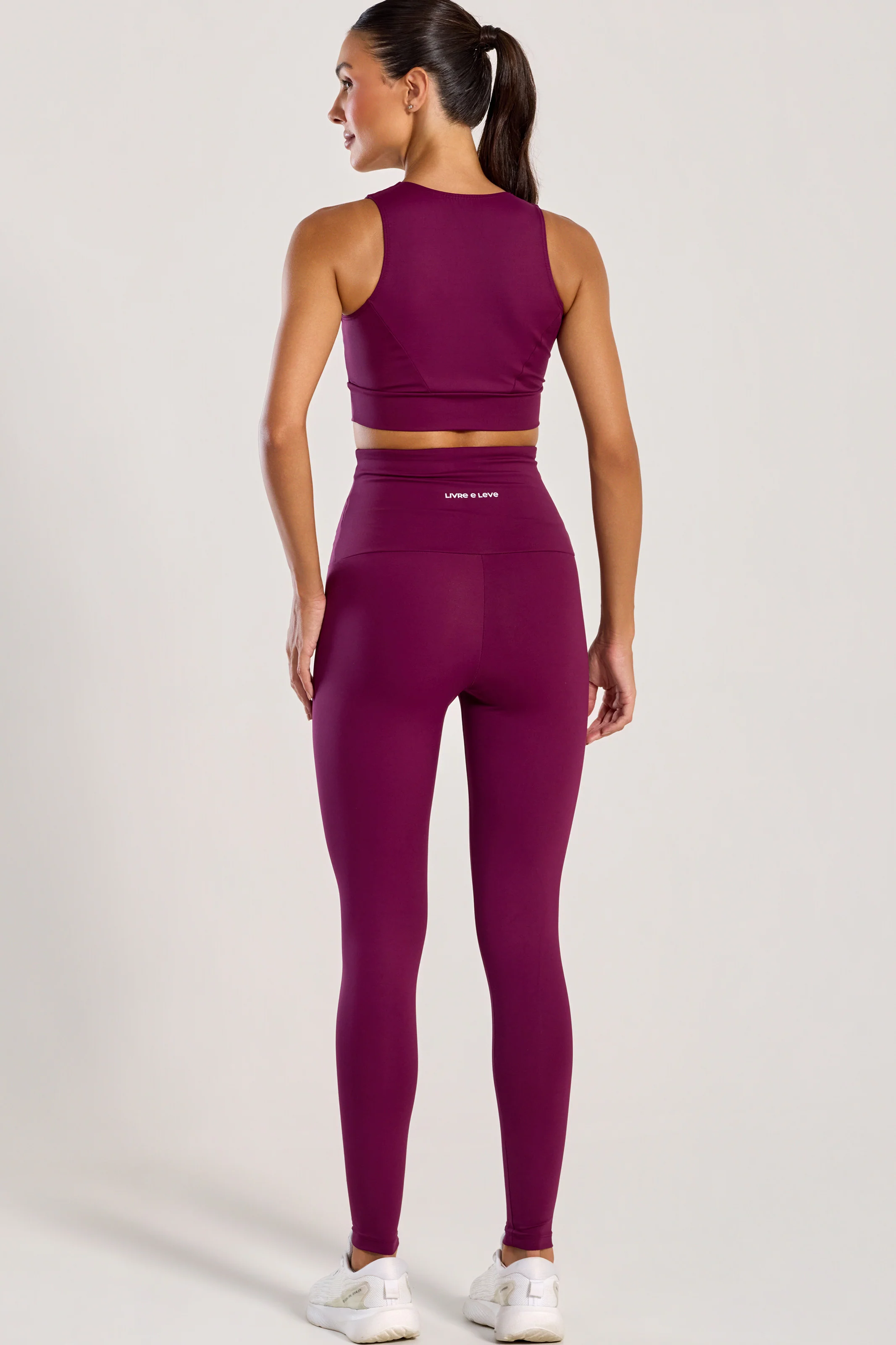 Conjunto Top e Legging Anticelulite Roxo - Image 5