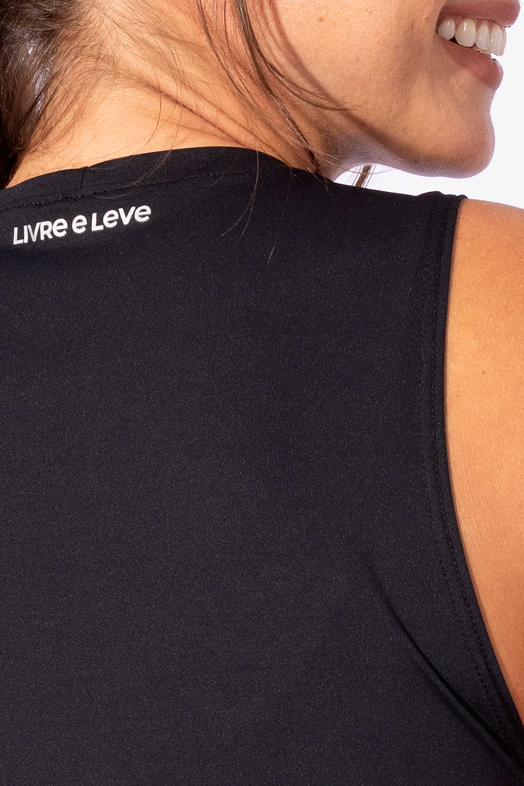 Cropped de Poliamida Preto - Image 5