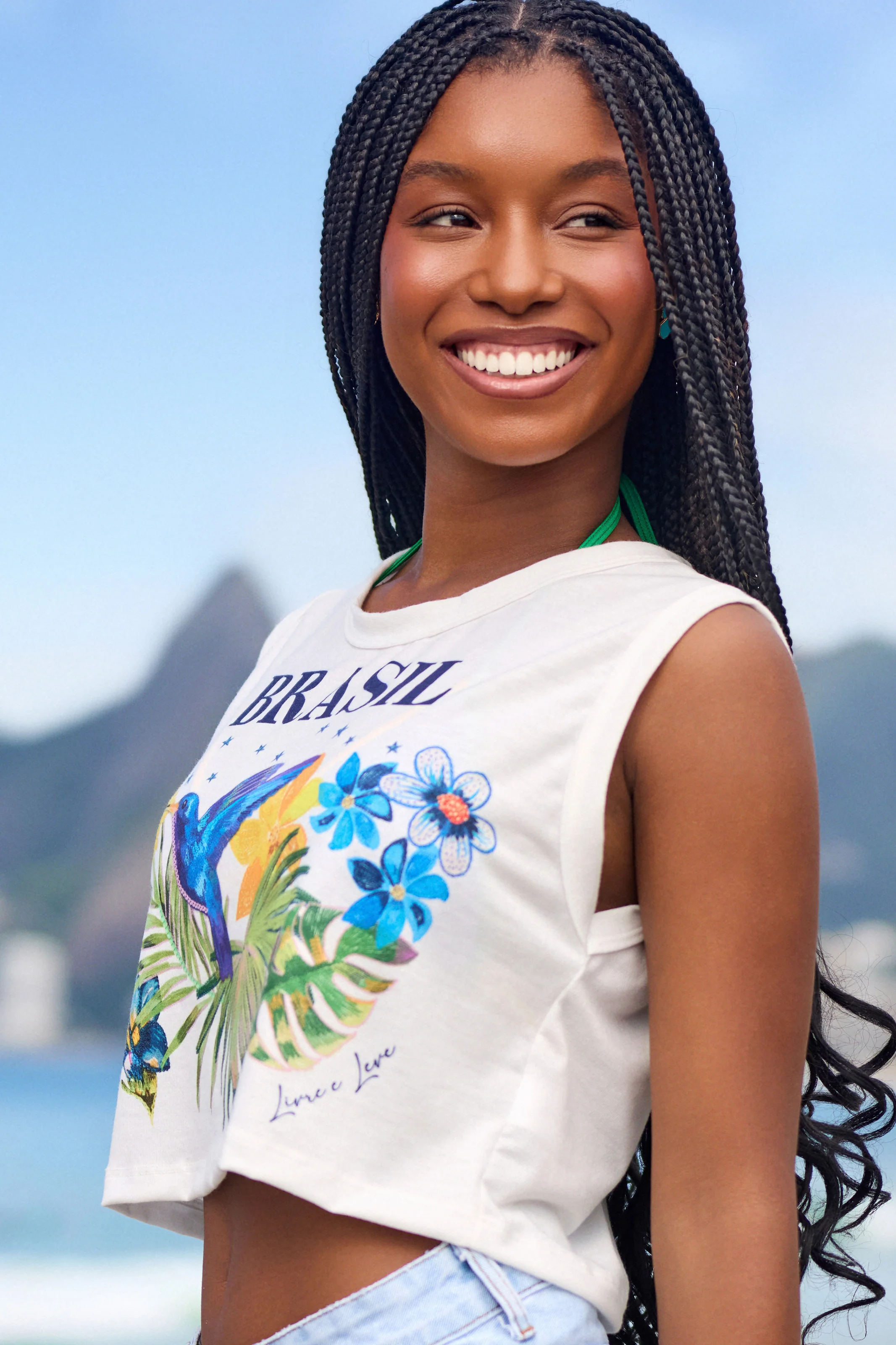 Cropped Estampado Beija Flor - Image 4