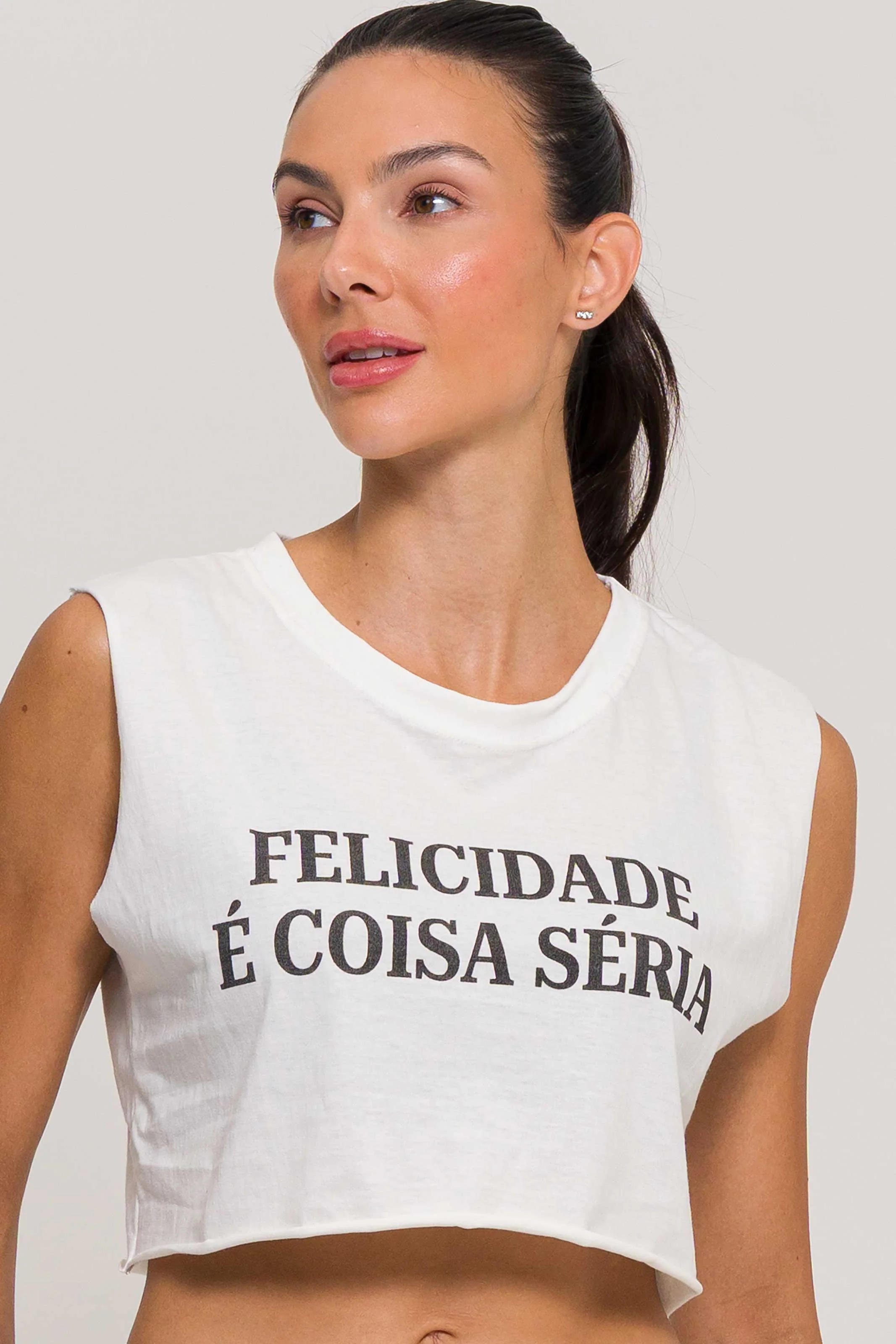 Cropped Regata Felicidade é Coisa Séria - Image 3