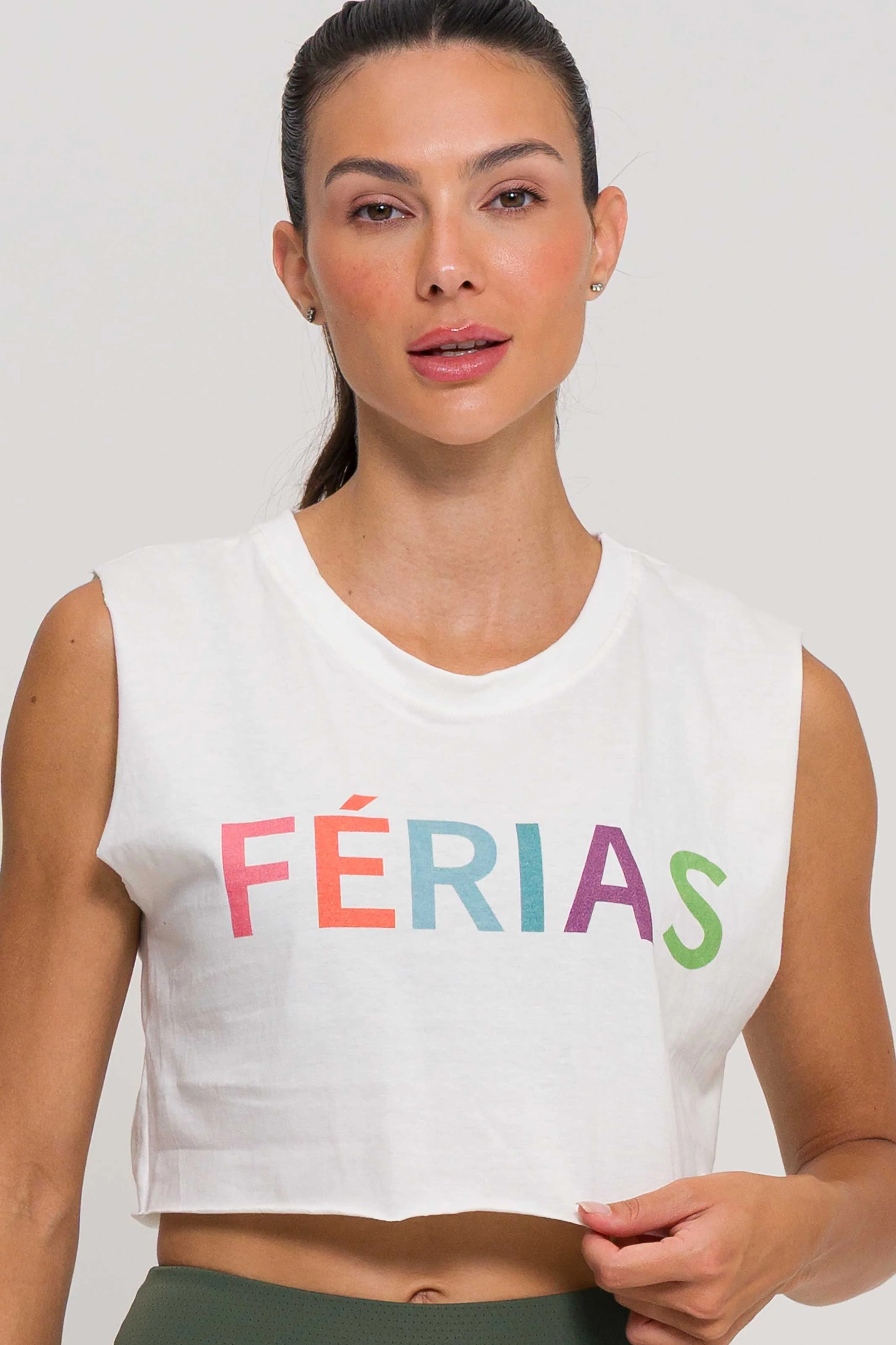 Cropped Regata Férias