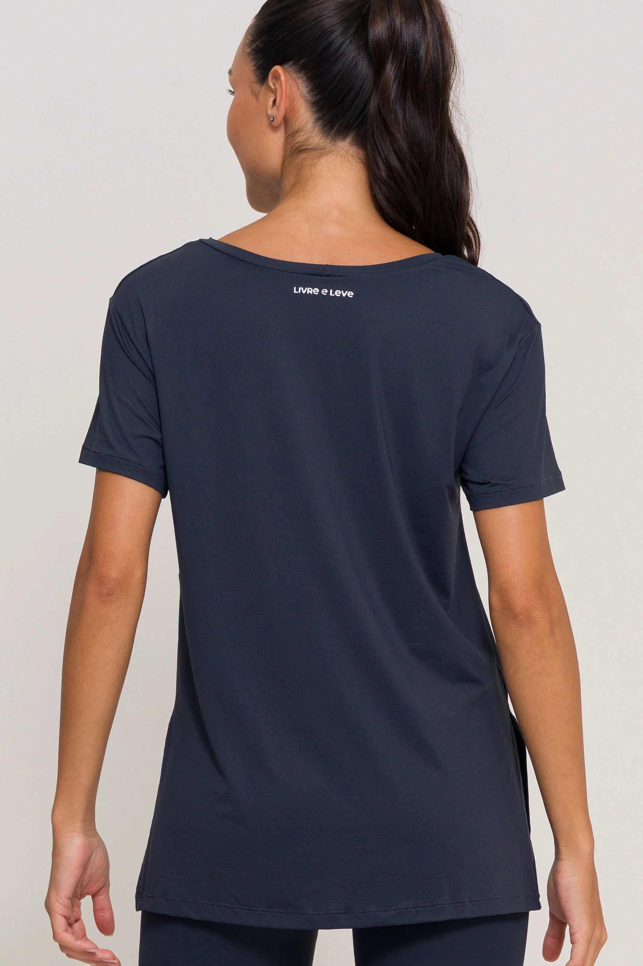 Kit 3 Blusa Com Fenda Lateral - Image 5