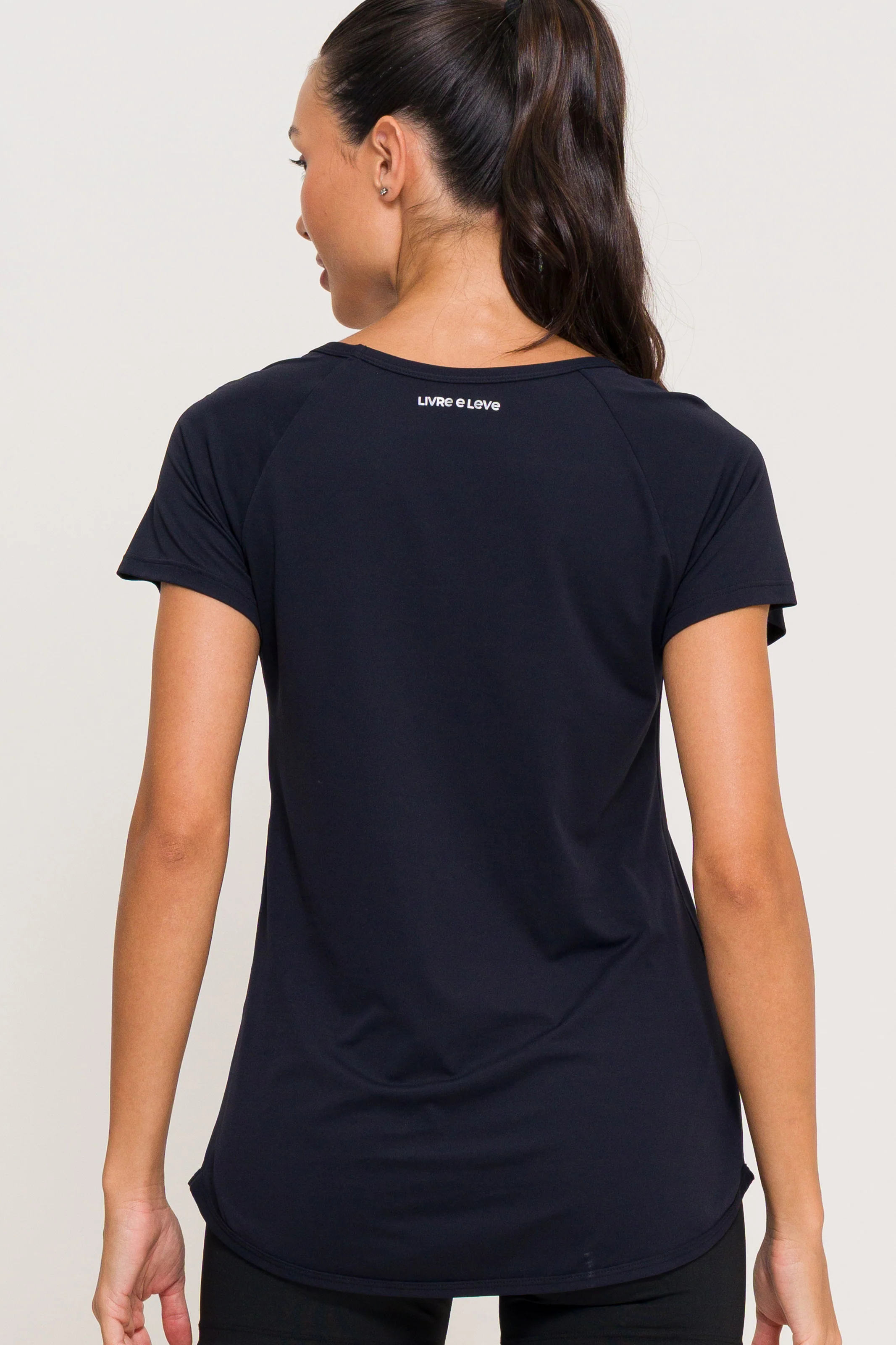 Blusa Run de Poliamida Preta - Image 2