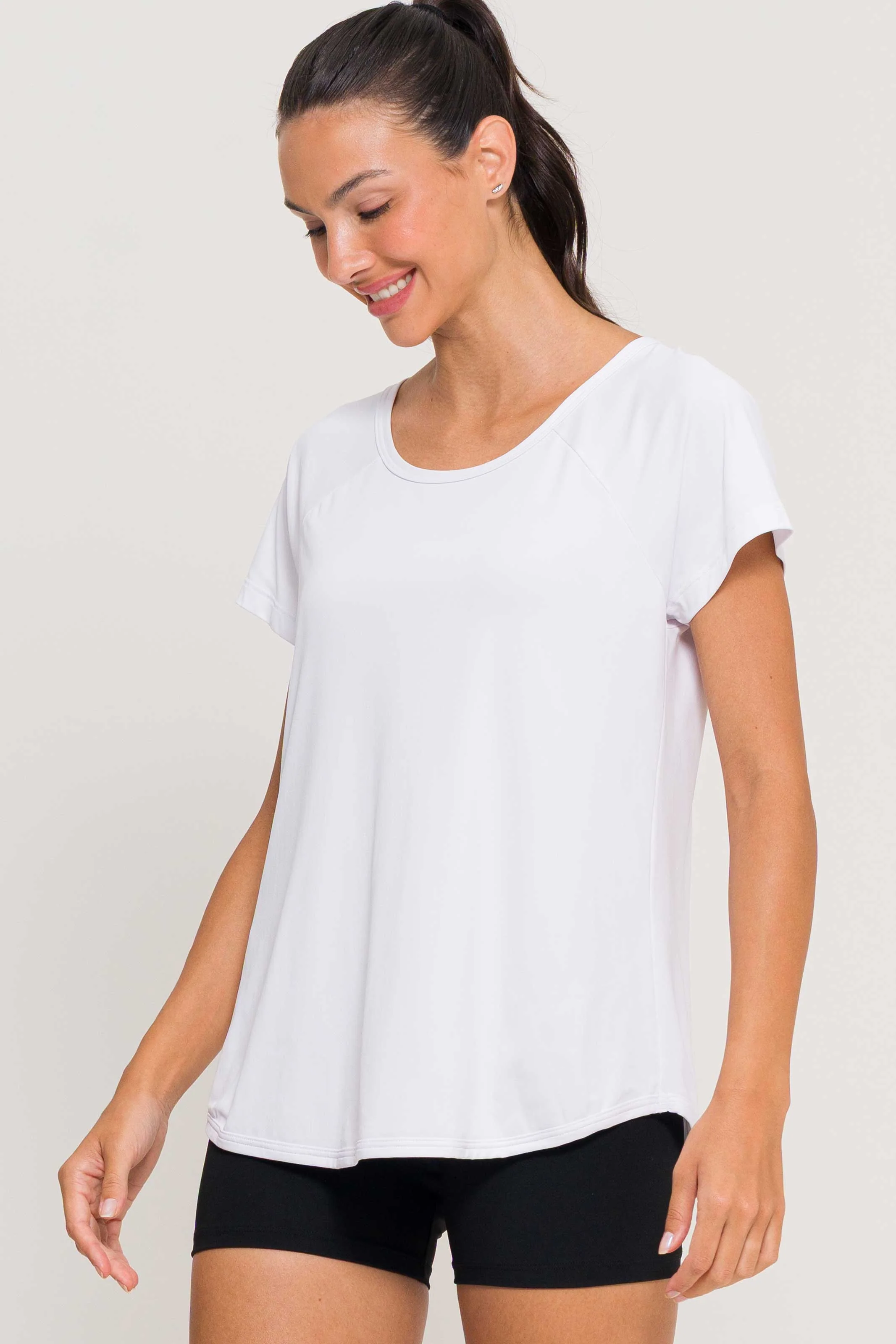Blusa Run de Poliamida Branca - Image 4