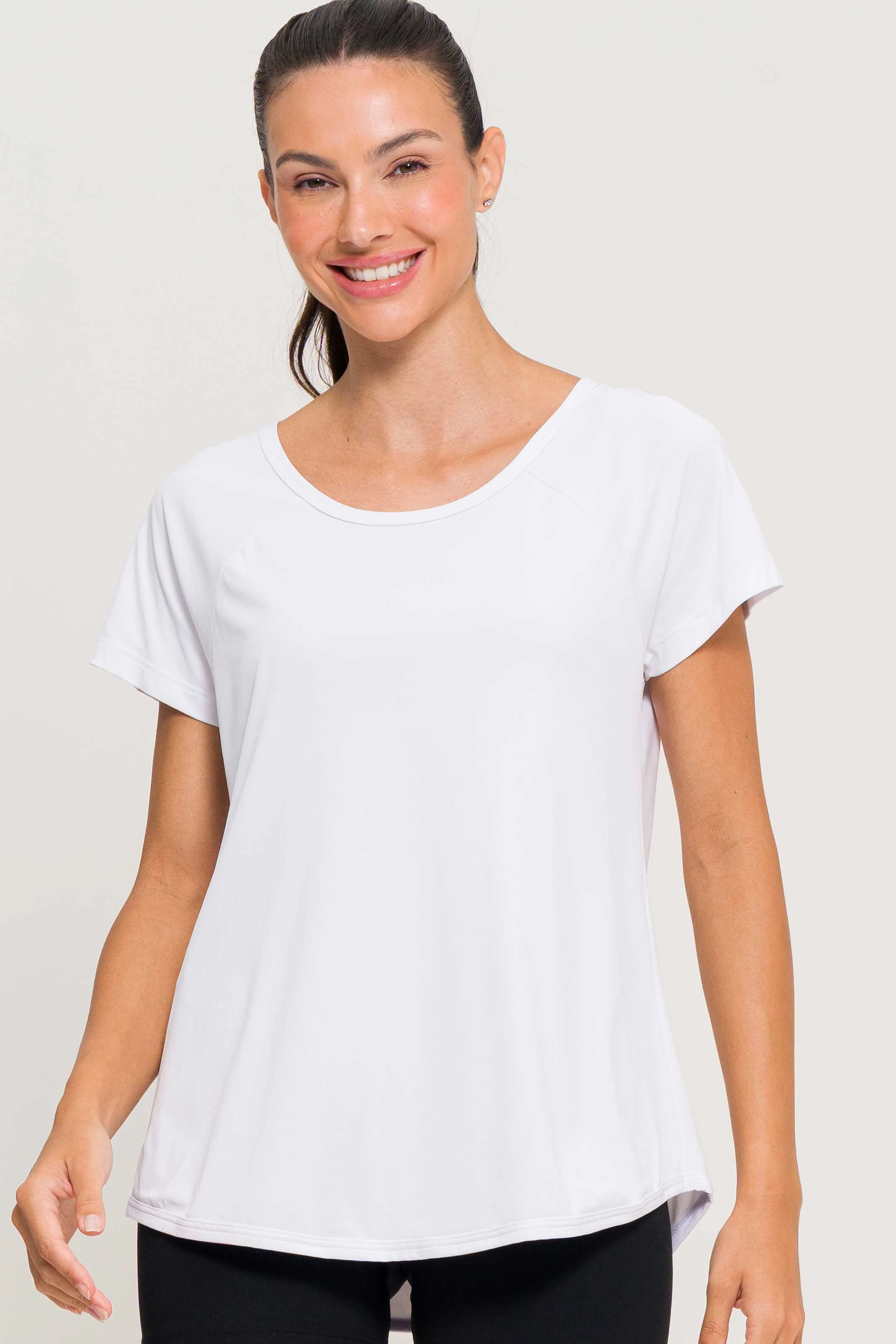 Blusa Run de Poliamida Branca - Image 3