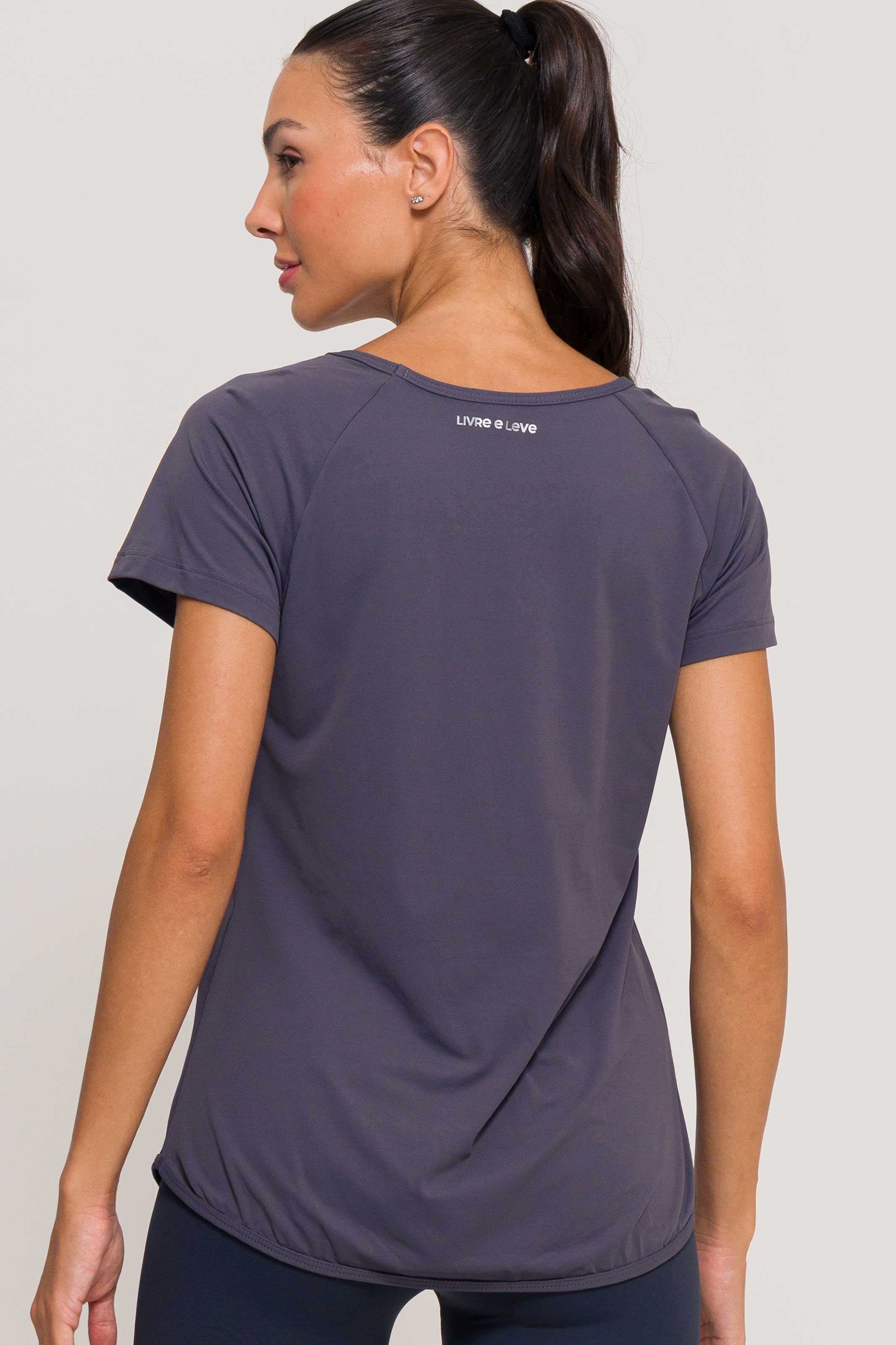 Blusa Run de Poliamida Chumbo - Image 2