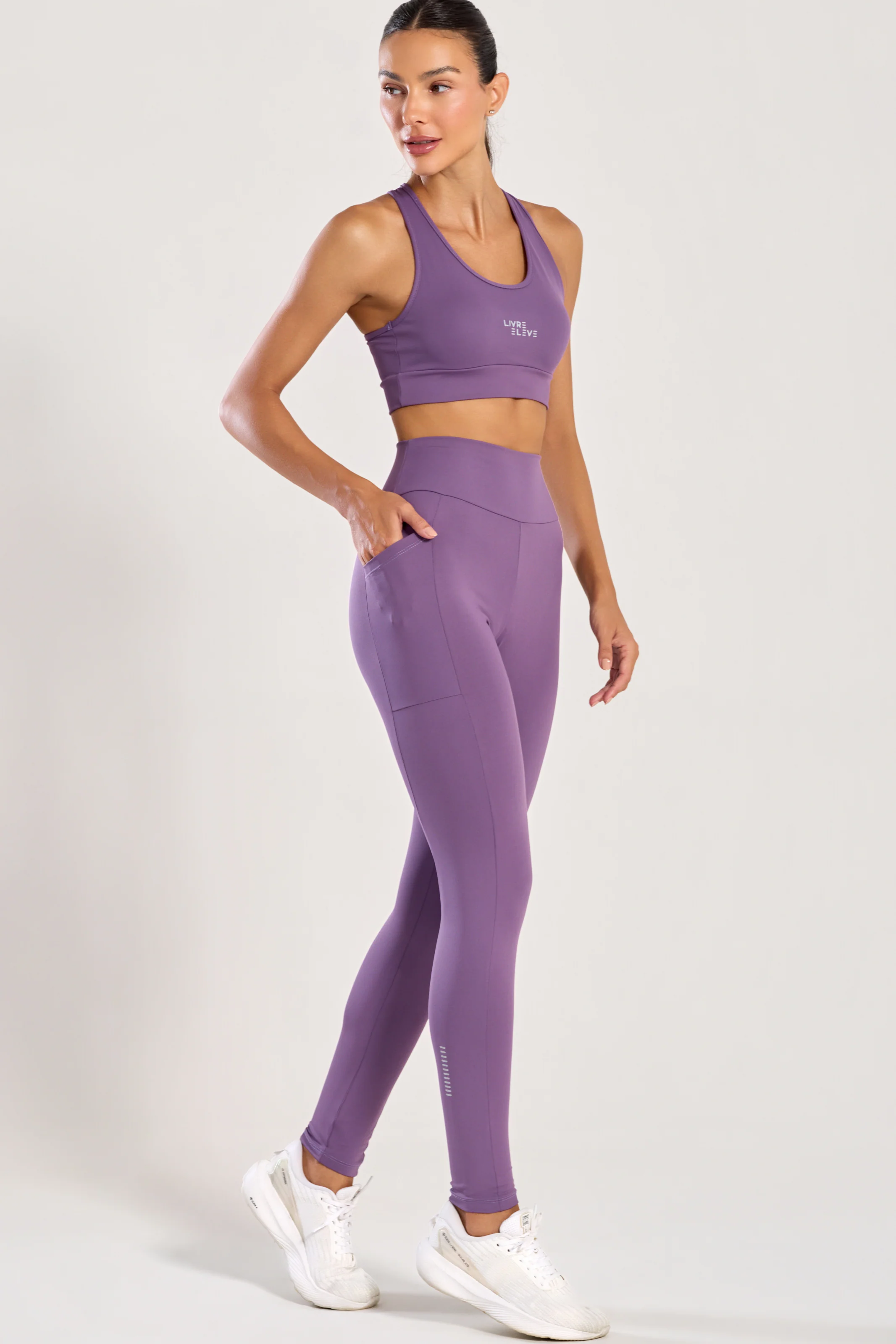 Legging com Bolso Lateral Lilás - Image 4