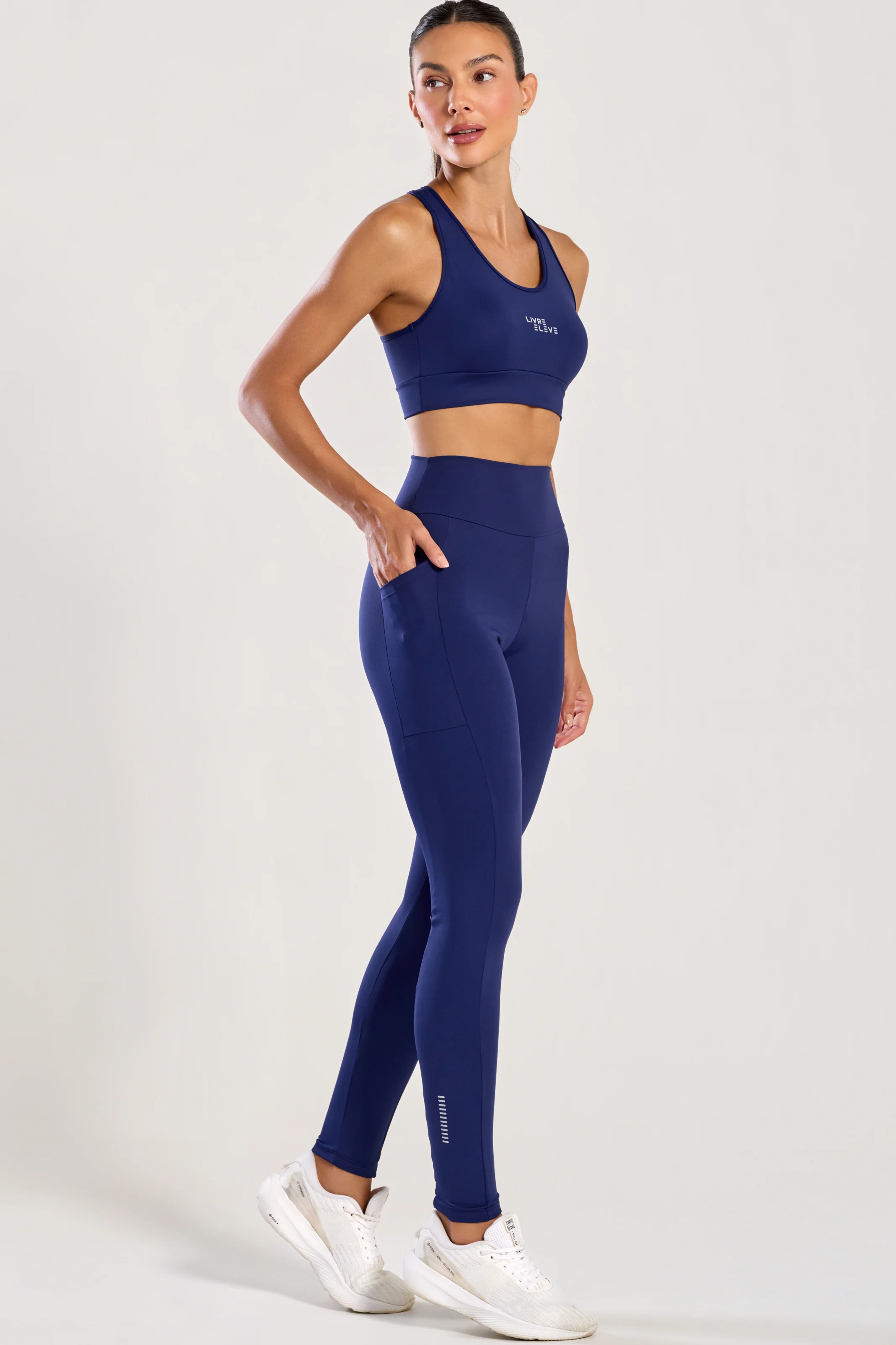 Legging com Bolso Lateral Marinho - Image 4