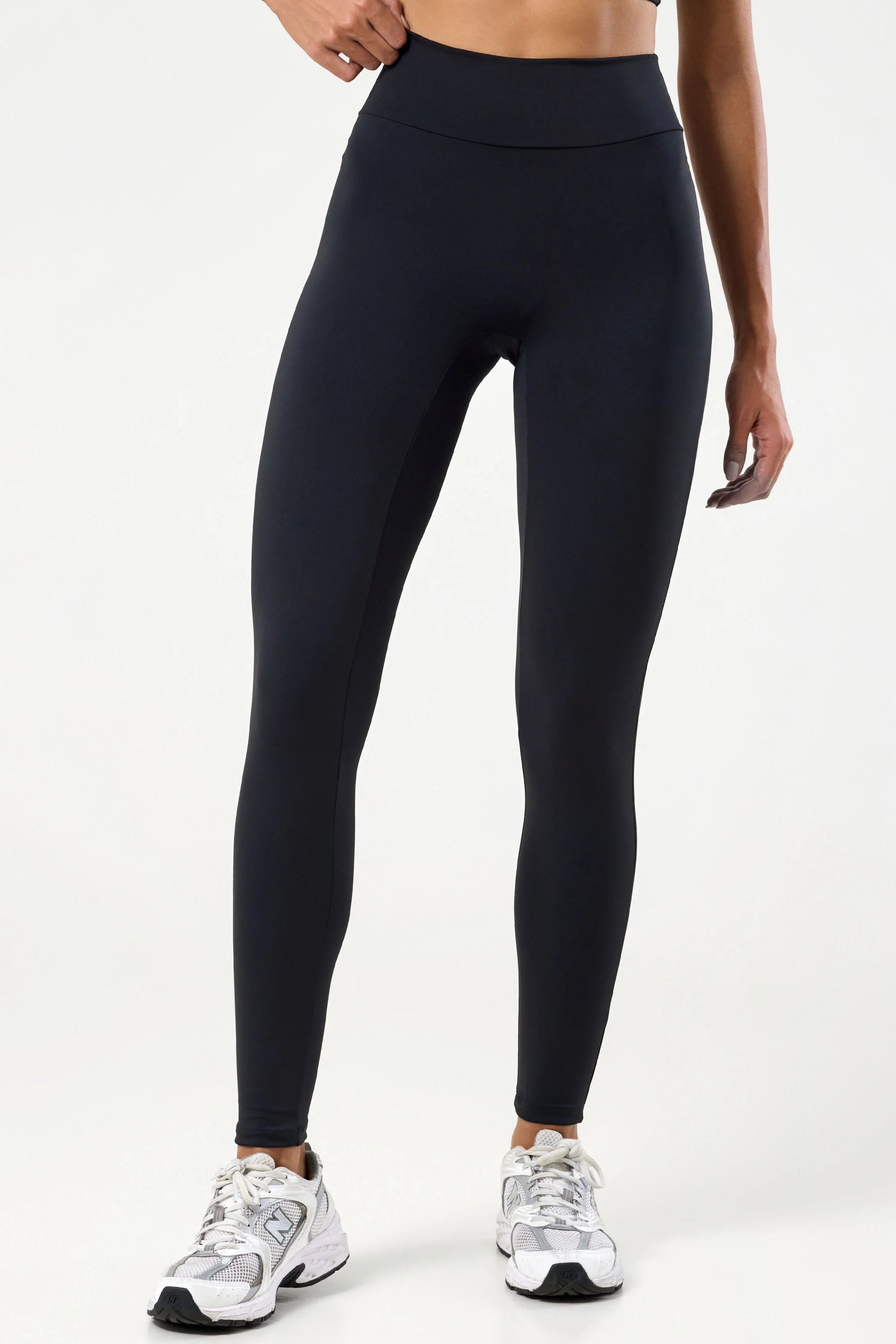Legging com Cós em V Preta - Image 2