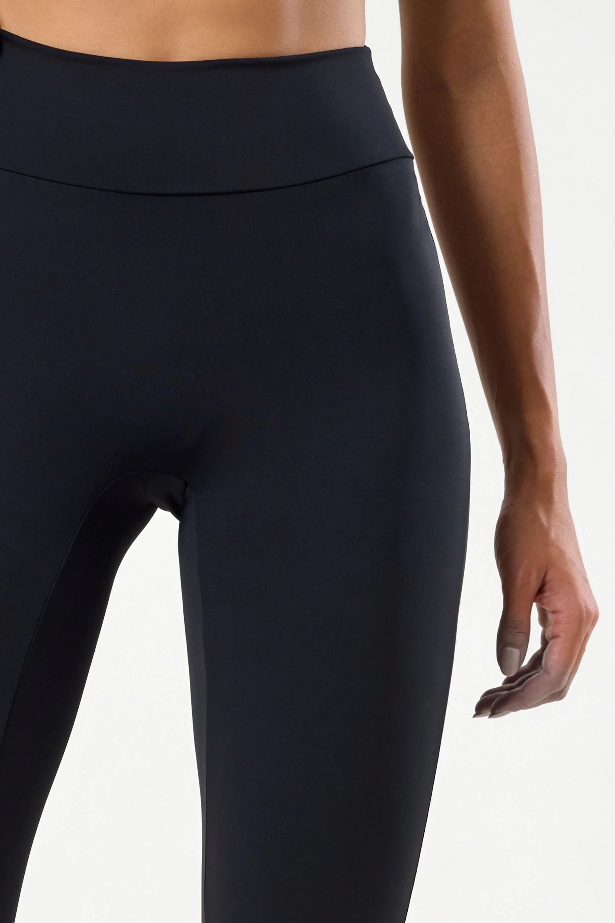 Legging com Cós em V Preta - Image 4