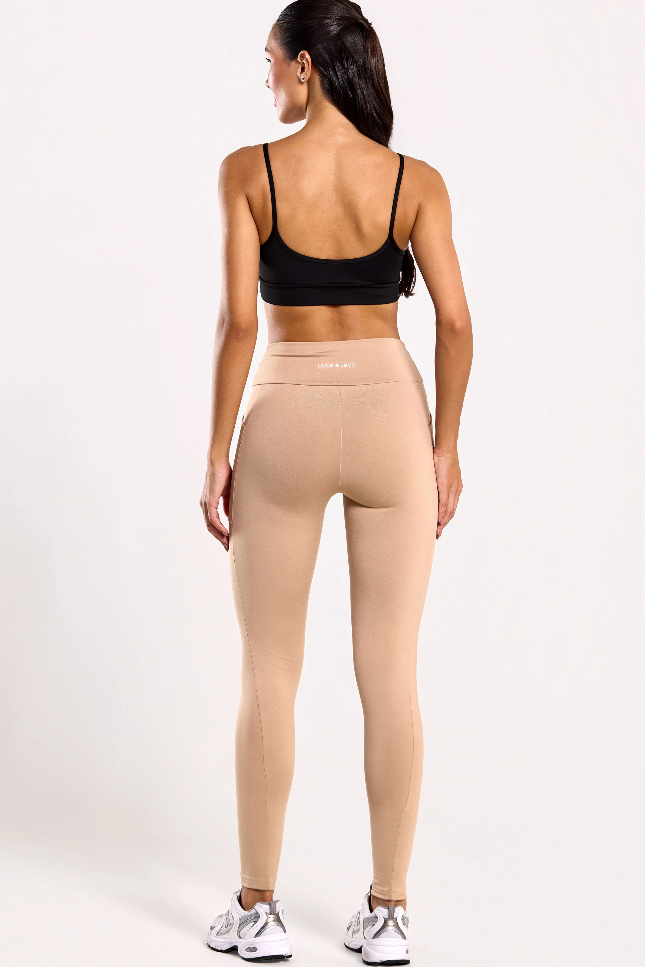 Legging Térmica com Bolso Bege - Image 4