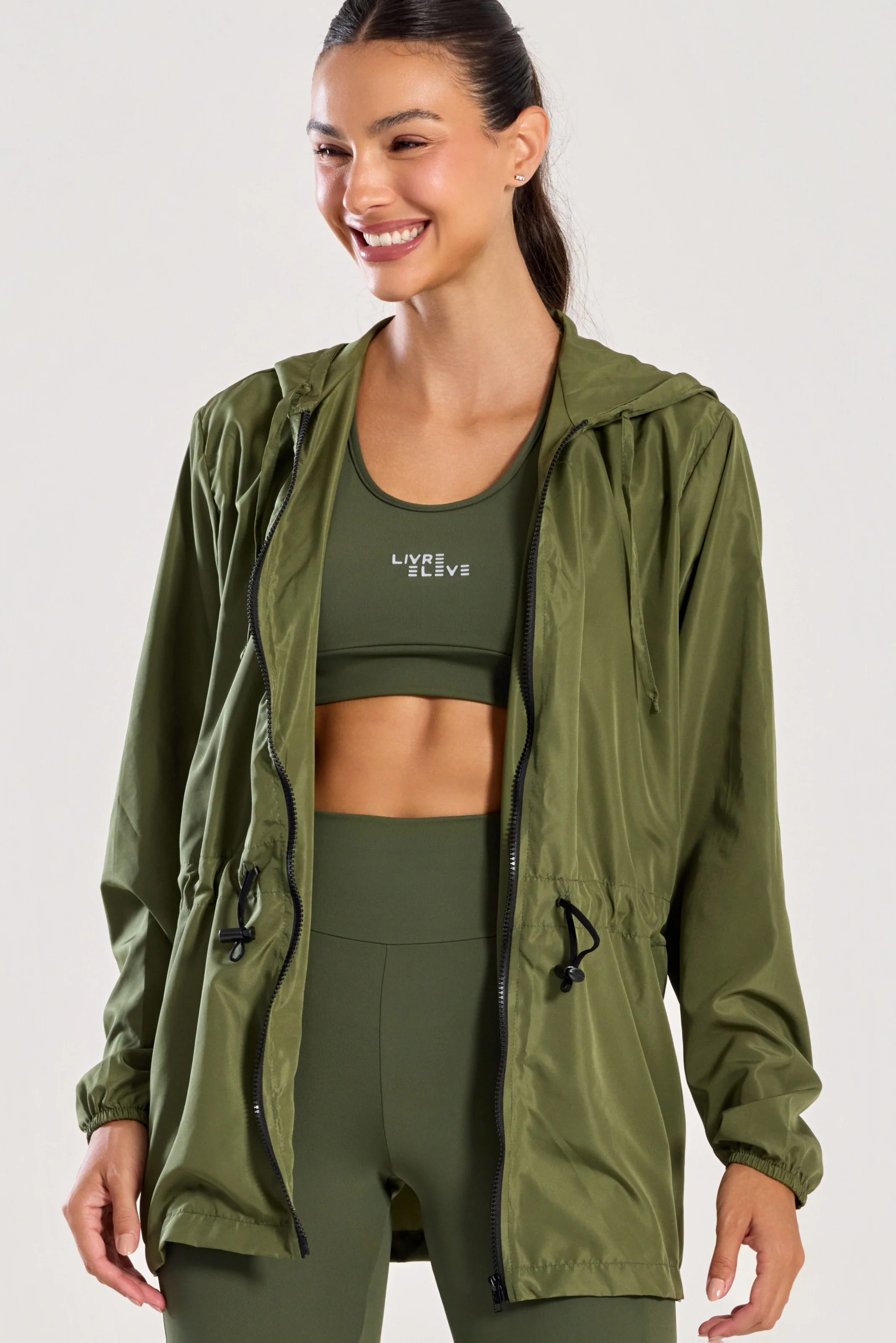 Parka Corta Vento Verde - Image 4