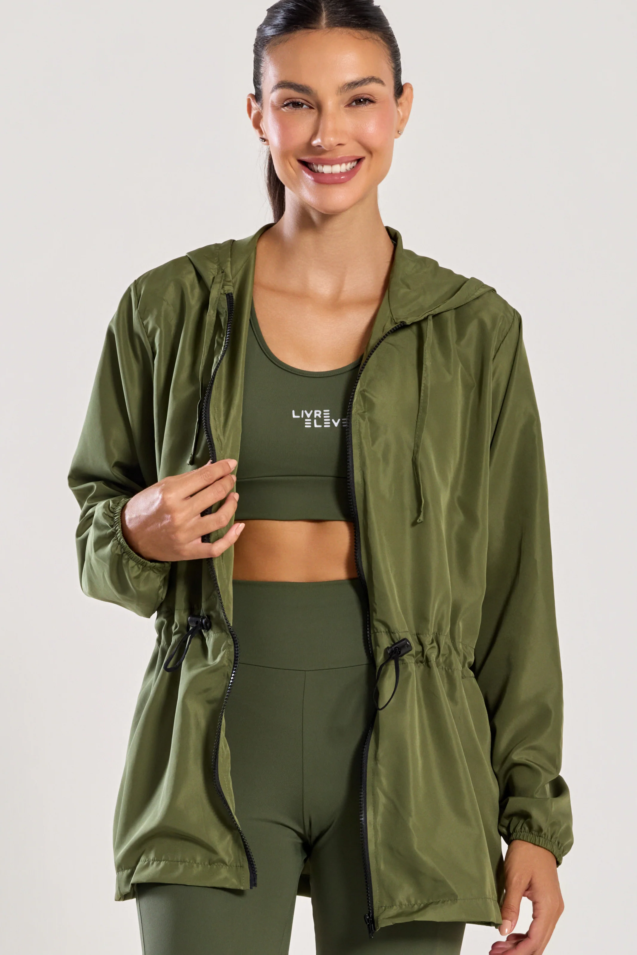 Parka Corta Vento Verde - Image 5