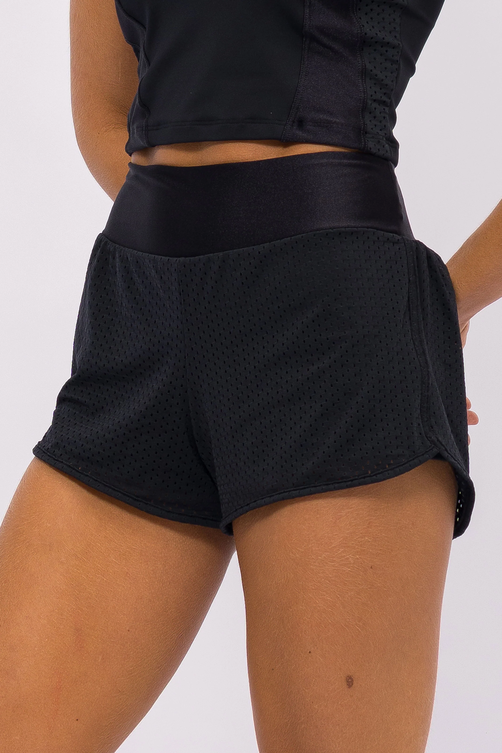 Short Transpasse Lateral Tela Preto - Image 6