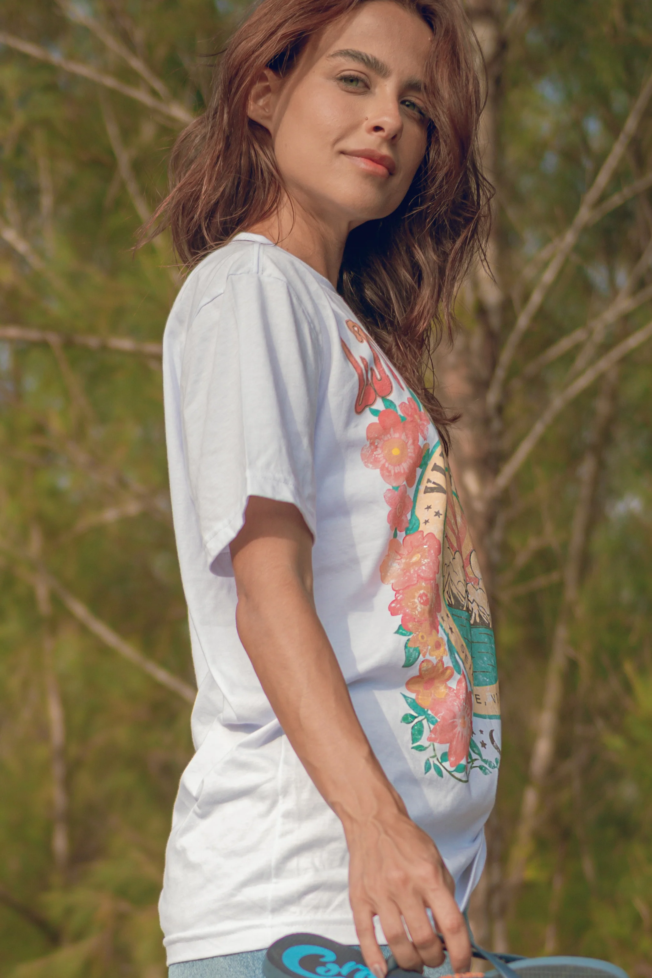 T-Shirt Branca Viva o Agora - Image 4
