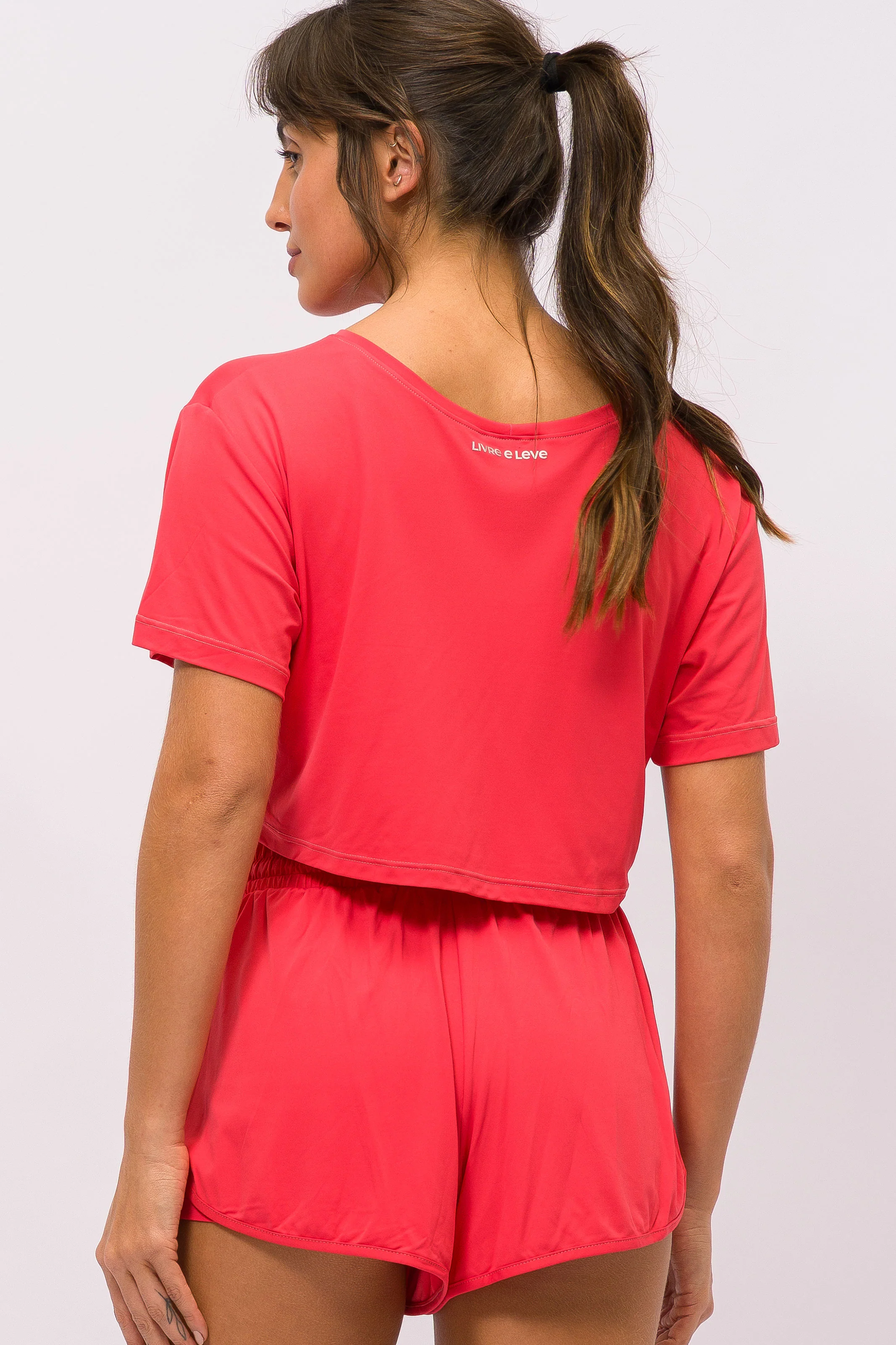 T-Shirt Cropped de Poliamida Melancia - Image 5