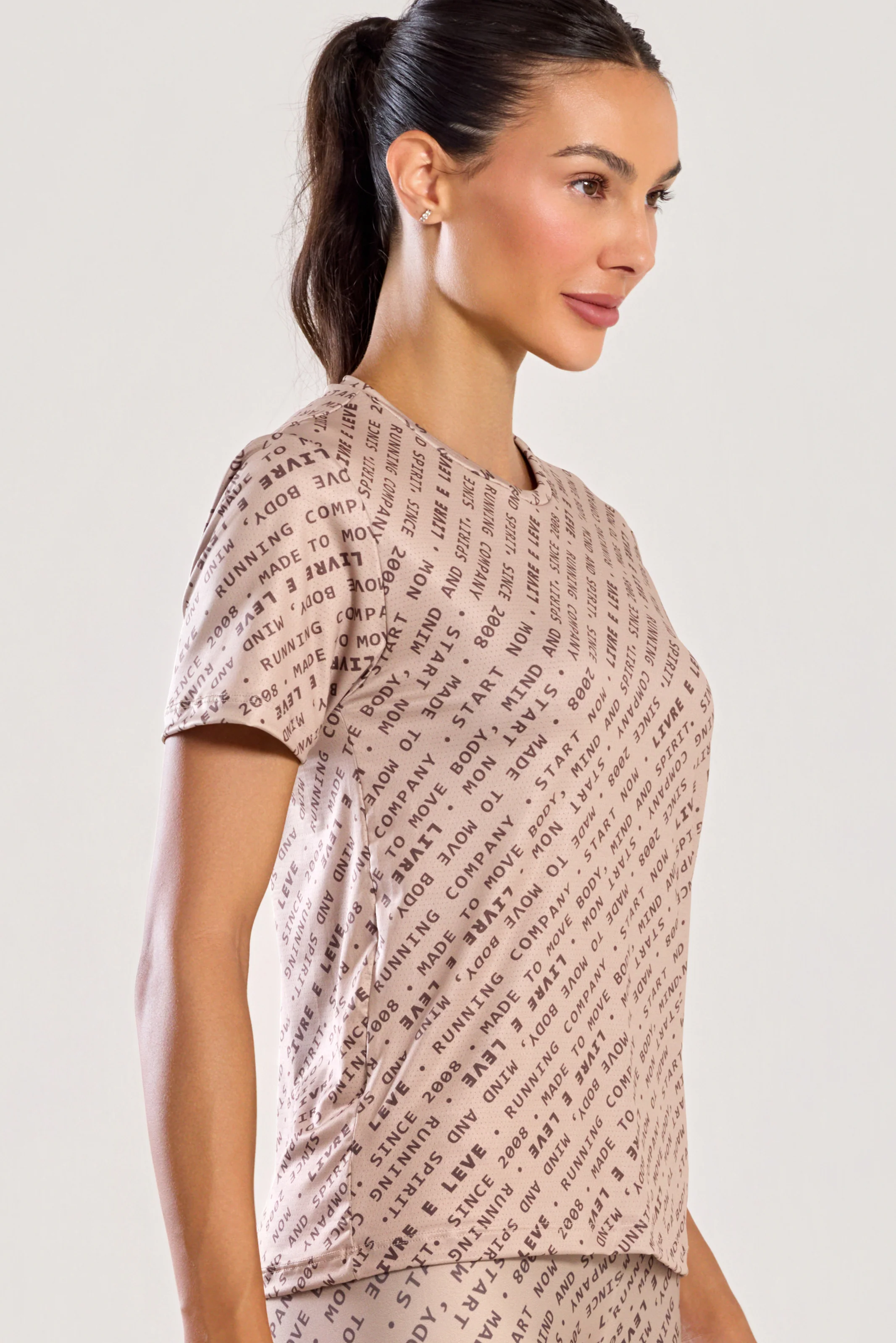 T-Shirt Furadinha Impulso Marrom - Image 3