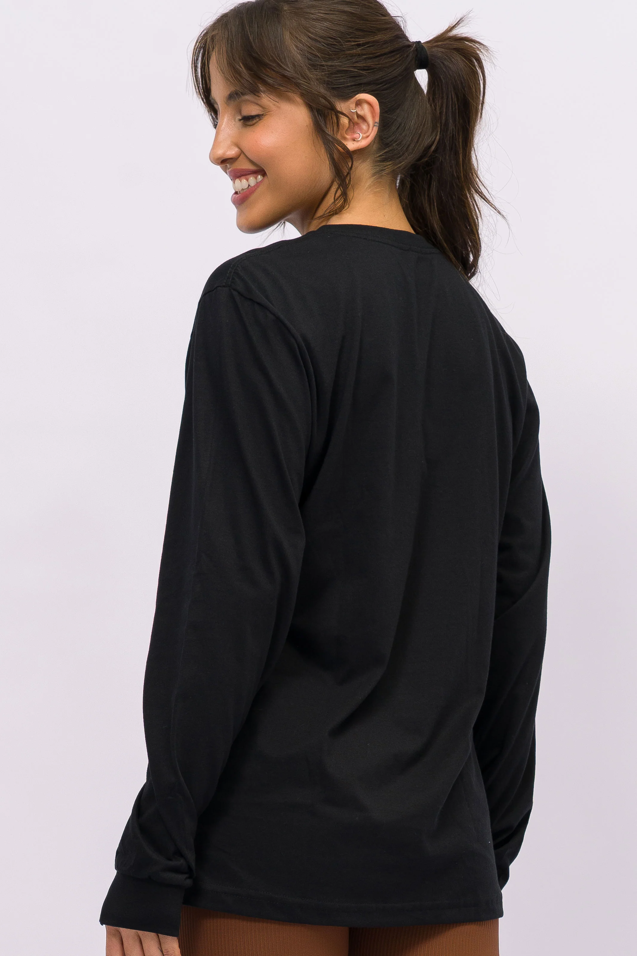 Blusa Manga Longa Preta - Image 4