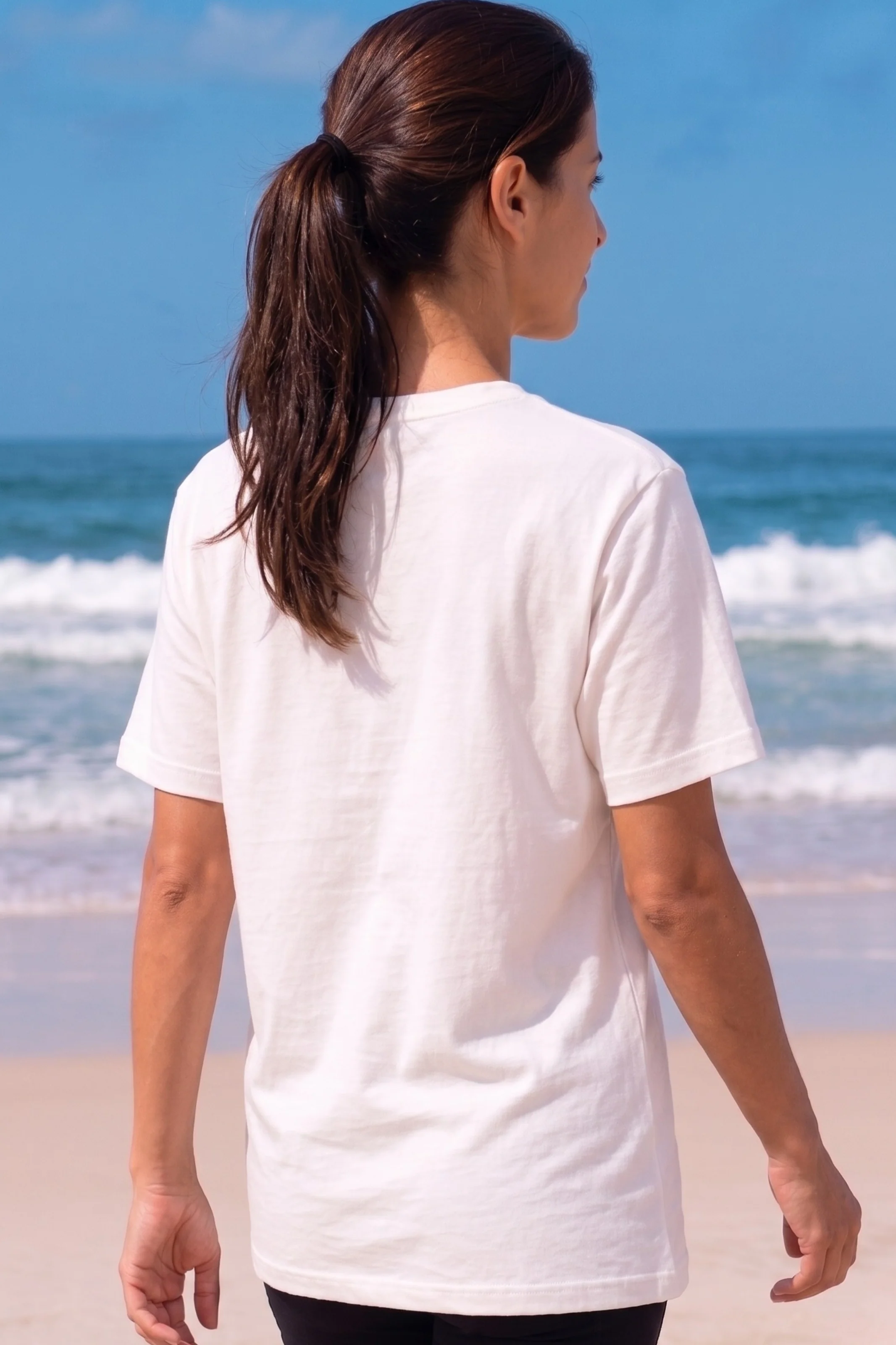 T-Shirt Algodão Bra Sil Sil Sil Off White - Image 5