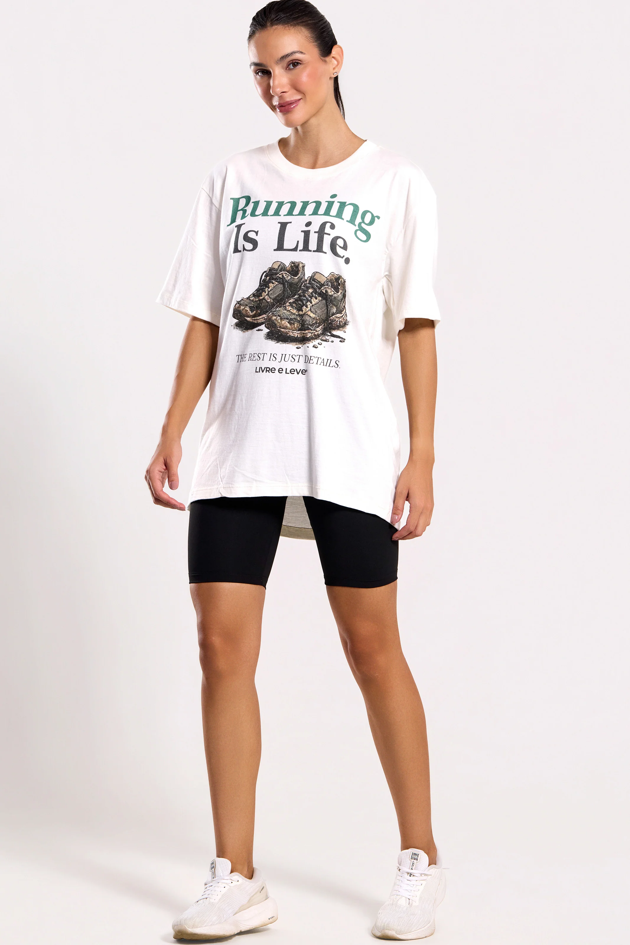 T-Shrit Oversized Running is Life - Image 4