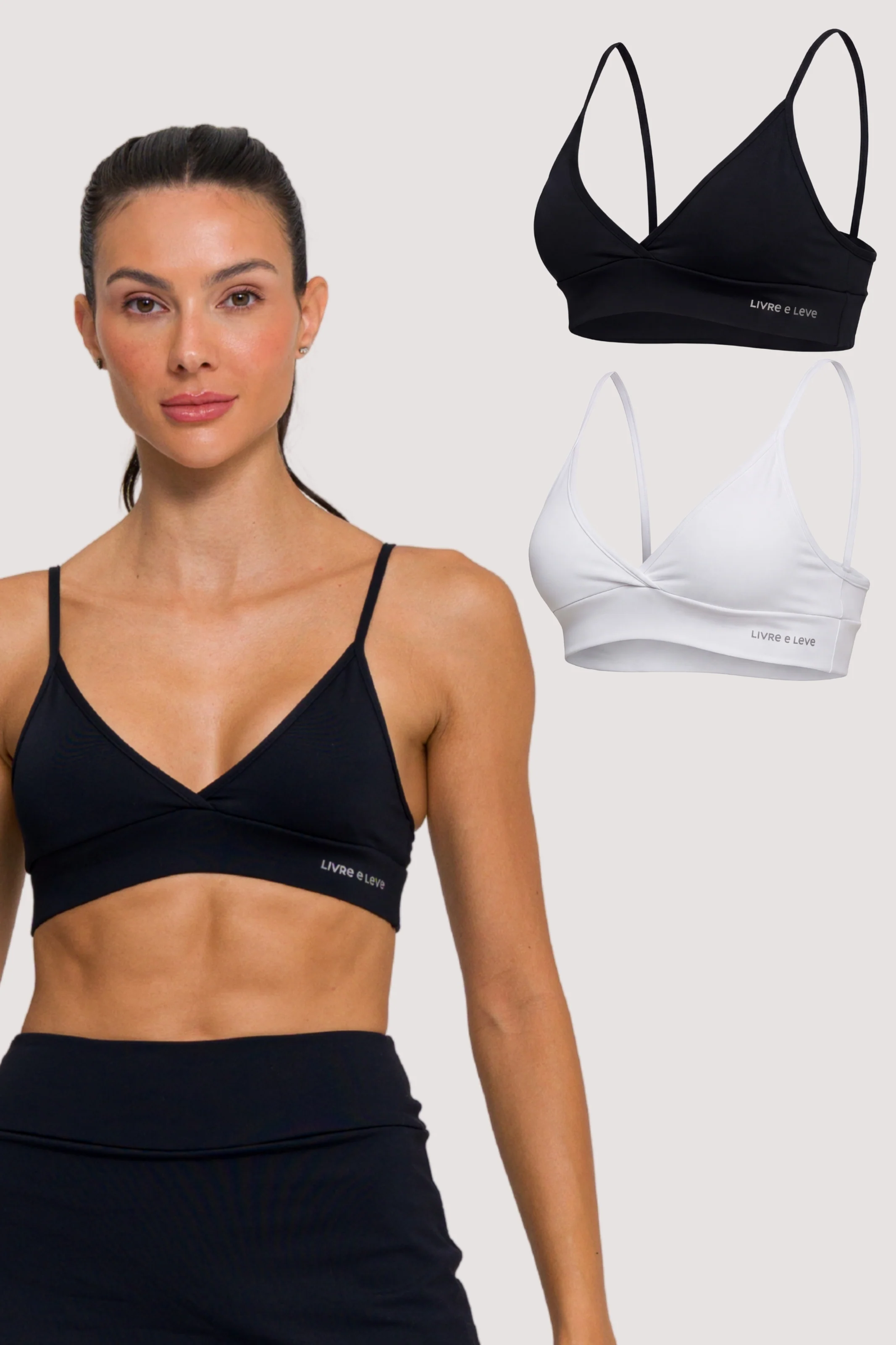 Kit 2 com Tops Slim com Regulagem